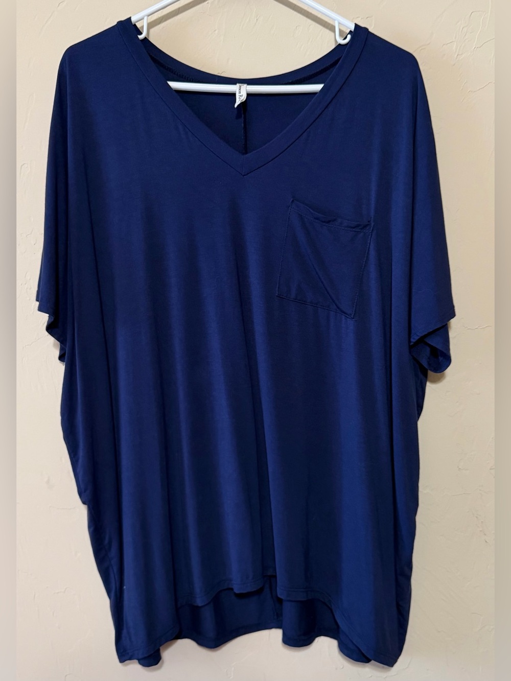 Beeson River Navy V-Neck Pocket Tee